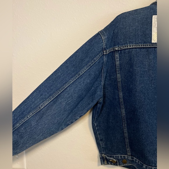 Vintage Y2K Postcard Patch Denim Jacket - Picture 7 of 16